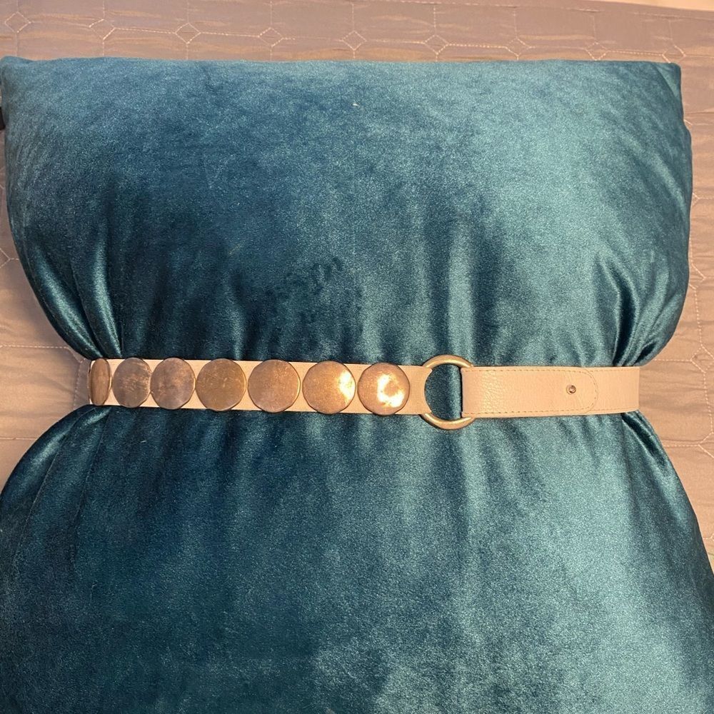 Suzi Roher genuine leather/metal belt